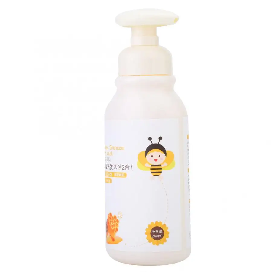 Массаж 240 мл 2 в 1 для Мёд шампунь гель для душа увлажняющий, питательный волос на теле детскую кожу ухаживающий расслабляющий массаж