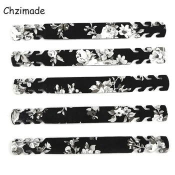 

Chzimade 5Pcs Flower Printed Adjustment Ear Strap Extender Belt Mask Buckle Holder Ear Protector Hook For Adult Mask Wearing