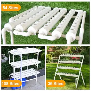 

Hydroponic Site Grow Kit 36/54/108 Planting Sites Garden Plant System Vegetables Tool Box Soilless Cultivation Plant Seedling