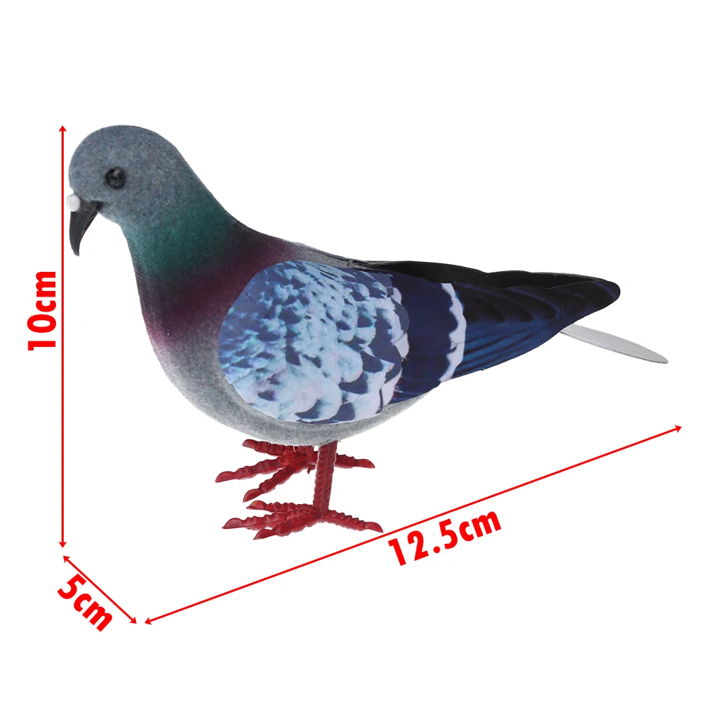 Dove Model Artificial Birds Imitation Animal Simulation Grey Pigeon Gift Photography Props Party Wedding Supply Home Decoration ornament crafts resin crafts resin wedding buttons