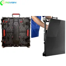 Изогнутый p3.91p4.81 передний доступ светодиодный шкаф 500x500 мм магнитный светодиодный модуль 250x250 мм