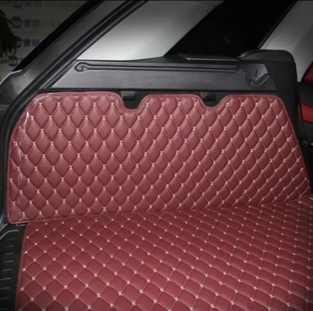 Dull red Роскошный кожаный коврик для багажника автомобиля для range rover range rover sport L494 l405 аксессуары - Название цвета: Dull red