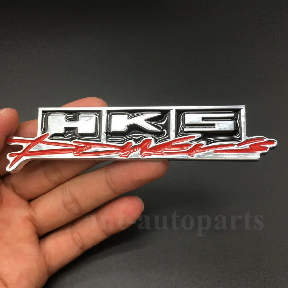 

Metal HKS Power&Sports Emblem Auto Car Trunk Rear Side Badge Decal Sticker JDM