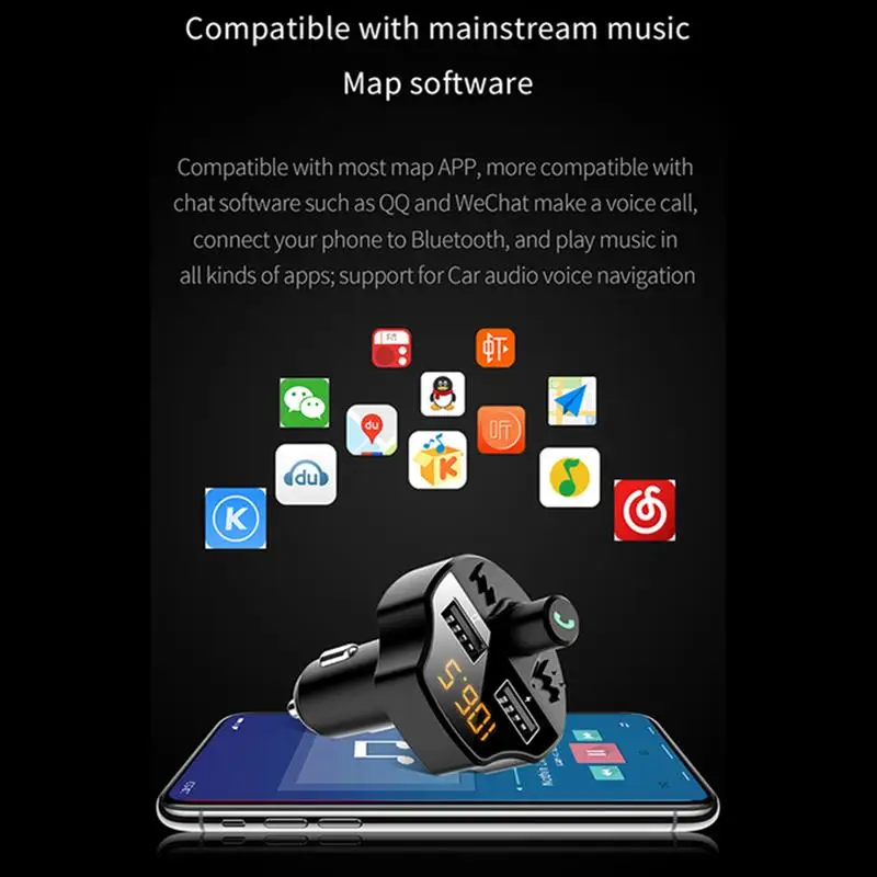 fm transmitter with bluetooth