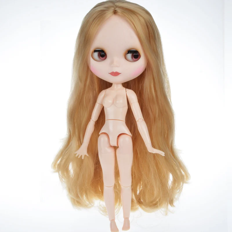 Blyth кукла Blyth матовое лицо матовая белая кожа 1/6 BJD шарнирная кукла пользовательские куклы для девочек подарок для коллекции кукол - Цвет: Matte Face 3-NBL21