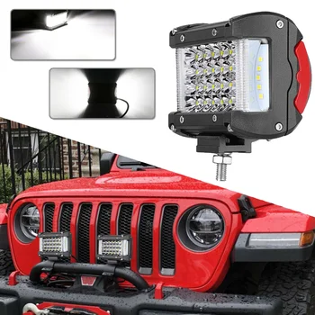 

44000LM LED Work Light 7000K White 4Inch Boats 4WD 4-Row Lamp 220W Yachts