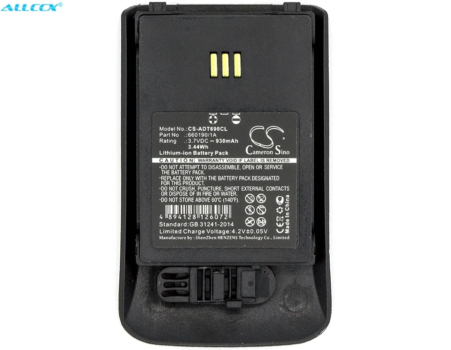 Cameron Sino 930 мАч аккумулятор 660190/1A 660190/R2B 660216/1B1 для Aastra DH4 BAAA/2B DT690 DT692|Цифровые