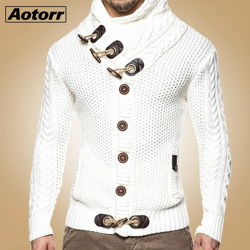 Winter Men Wool Jackets Thick Cardigan Plus Velvet Coats Mens Brand Clothing Spring Hooded Knitted Button Coat 2020 New Male Top Winter Men Wool Jackets Thick Cardigan Plus Velvet Coats Mens Brand Clothing Spring Hooded Knitted Button Coat 2020 New Male Top