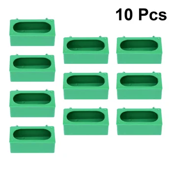 

10pcs Pet Bird Feeder Creative Anti- splash Hanging Food Dispenser Feeding Trough Pigeon Feeder for Shop