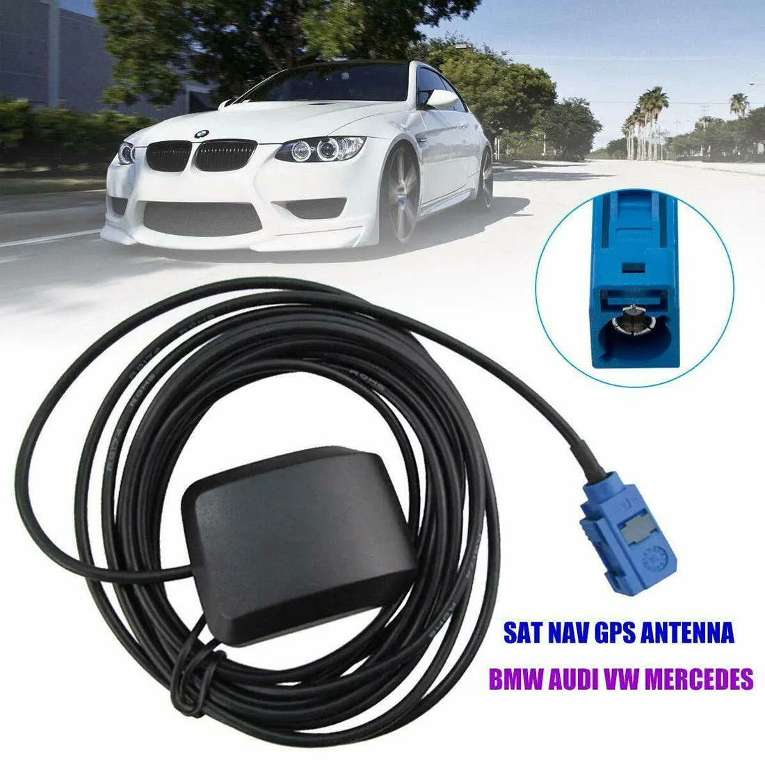  GPS Antenne Fakra MFD2 RNS2 RNS 510 MFD3 RNS-E Für VW Skoda Für Benz Für Audi Auto Fahrzeug GPS Ant