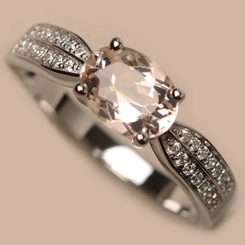 

Champagne Ring Inlaid with Crystals European and American Luxury Shiny Micro-set Temperament Oval Diamond Female Ring Jewelry