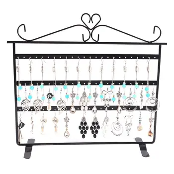

3-Tier 72-Hole Earrings Ear Studs Jewelry Holder Stand Organizer Display Rack