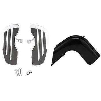 

Motorcycle Coolant Hose Cover with Motorcycle Foot Peg Foot Rests