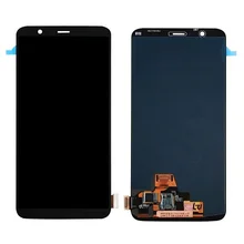 Ensemble écran tactile LCD OLED noir de haute qualité, pour OnePlus 5T=