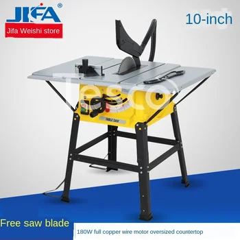 Online 10 Inch Cutting Machine Multifunctional Electric Circular Saw Woodworking Decoration Power Tools