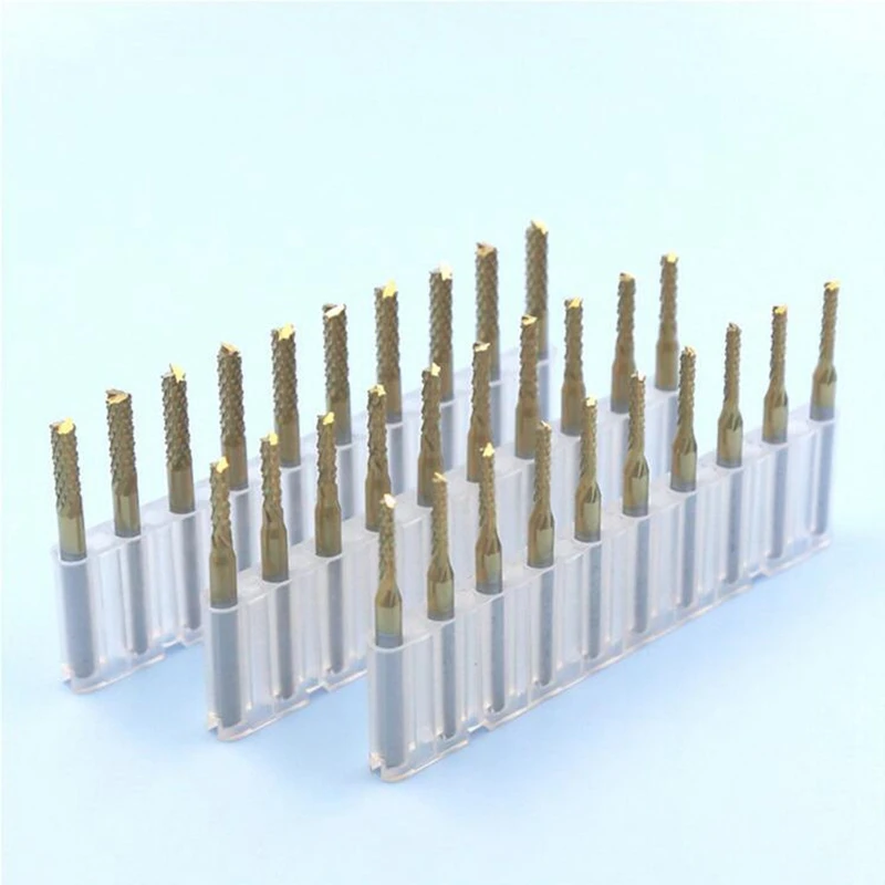 

Ten sets of PCB milling cutter Imported alloy cutter Engraving cutter Corn milling cutter New milling cutter 1.30
