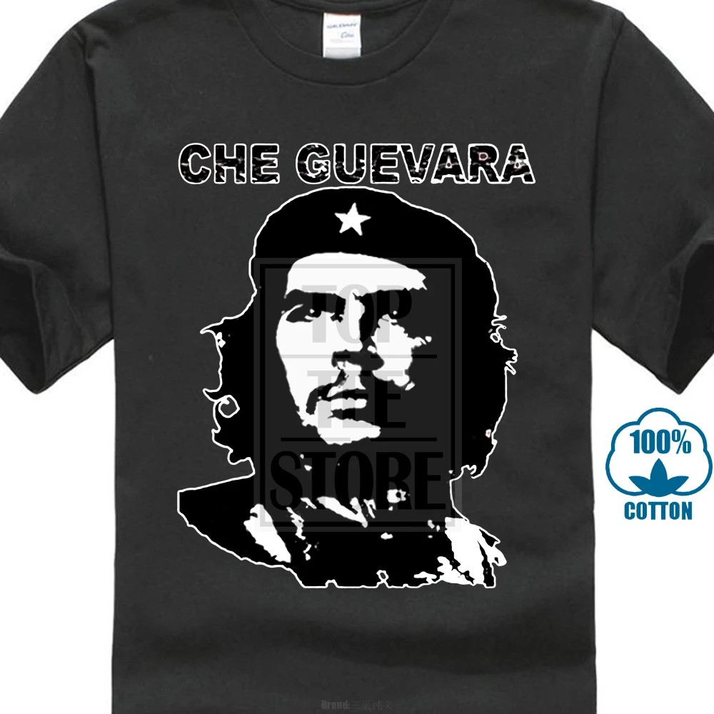 Забавная одежда повседневные футболки Che Guevara политические мужские с круглым