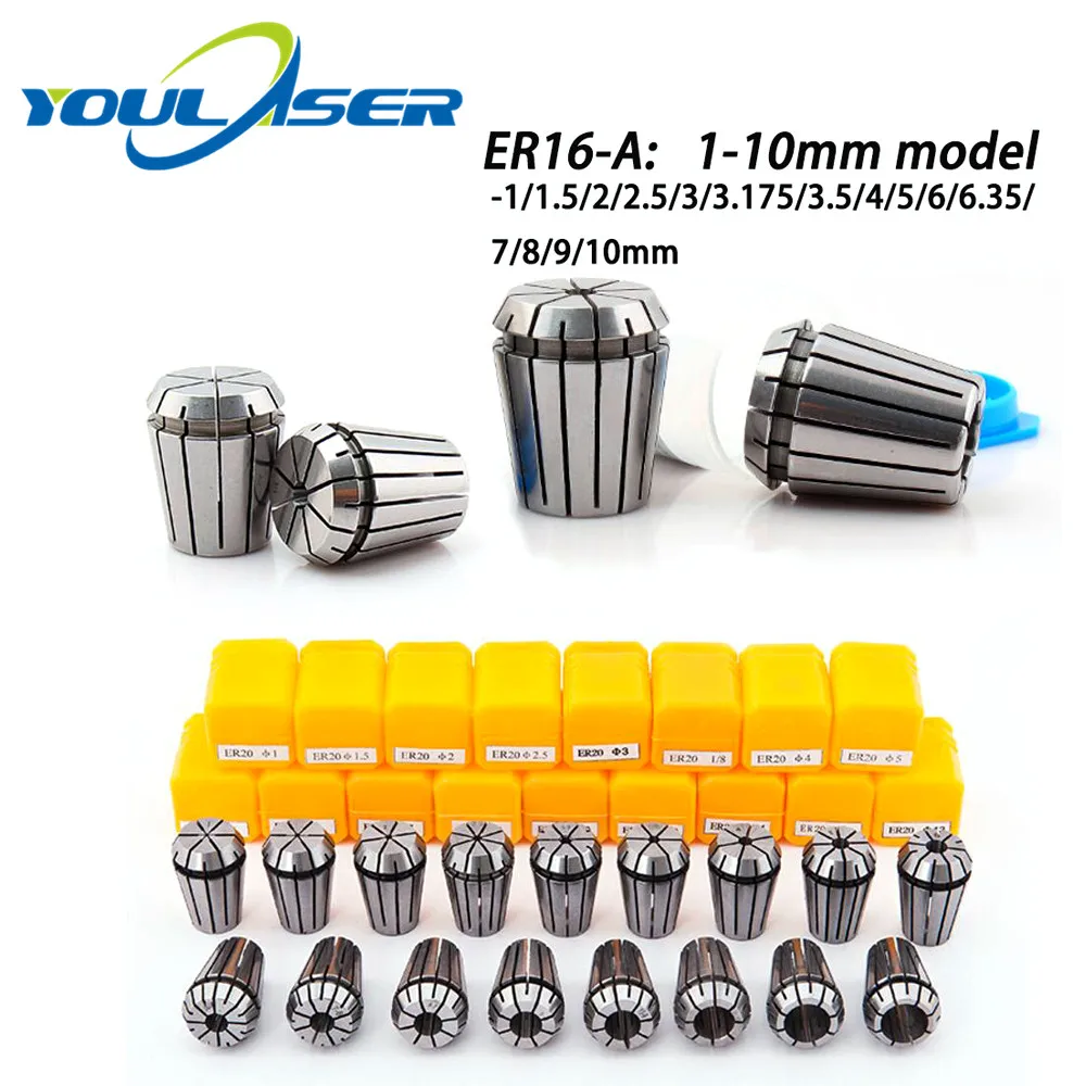 CNC Spring Collet Chuck Set ER16 1-10mm for Milling Lather Tool Holder | Инструменты