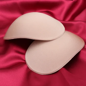 

2 Pair Women Underwear Shoulder Pads Adhesive Shoulder Enhancer Shoulder Pads Anti-Slip Shoulder Pads Accessories (Khaki)