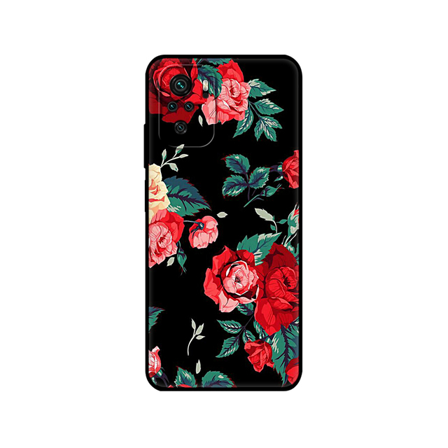 Xiaomi Redmi Note 10 Case 4G 5G Back cover For Redmi Note 10 Pro Phone Cover on Redmi Note 10S bumper silicon black tpu case