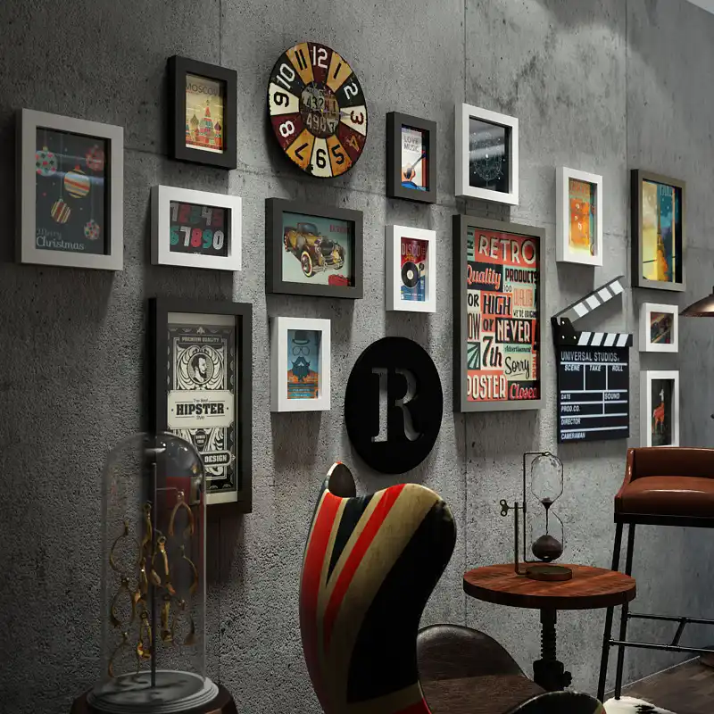 Marco De Fotos Pared Estilo Americano Collage Marco De Fotos Para