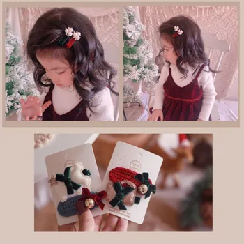 

Girls Accessories headbands for girl Kids Infant Hairpin Christmas New Year Children Hair Accessories Girls Wool Crocheted