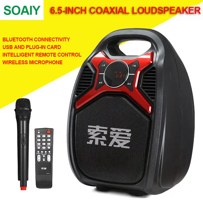Empresa Fábula taquigrafía SOAIY T16 al aire libre Bluetooth palanca Audio batería de alta ...