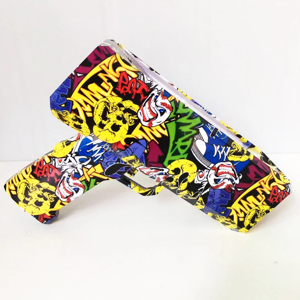 Make It Rain Money Gun Red Cash Super Gun Toys 100 шт банкнот Бар ночной клуб Вечерние игры на открытом воздухе Забавный модный подарок пистолет игрушки