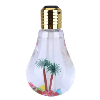 

Desktop Bulb Humidifier 400ml USB Air Humidifier Colorful LED Night Lamp Essential Oil Diffuser for Home Office