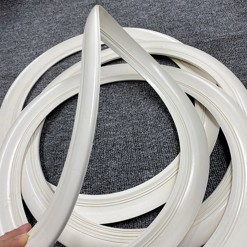 vespa White Retro Rubber Tyre Wheel Hub Protection Stickers Rings 12 (7)