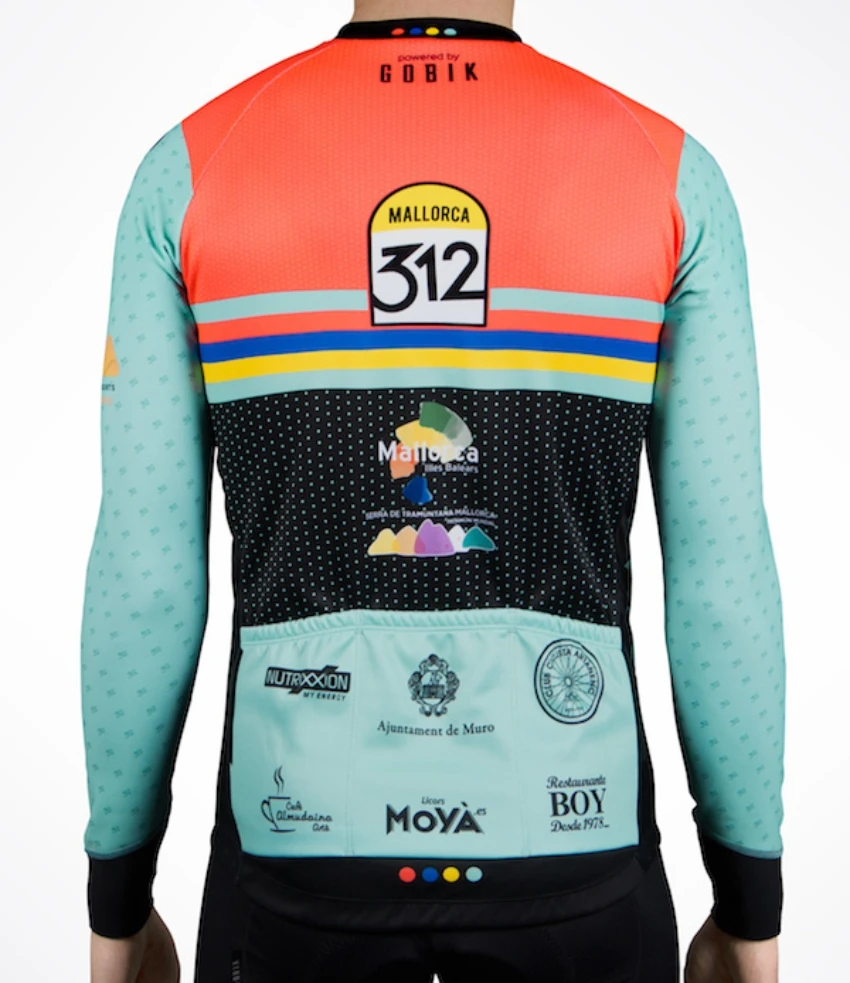 Майорка 312 gobikteam велосипедная Джерси наивысшего качества с длинным рукавом зимняя флисовая одежда предложение в процессе