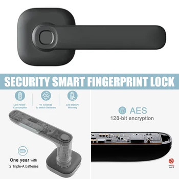 

HOT Figerprint Keyless Smart Door Lock The Safest and Most Minimalist Smart Lock NDS