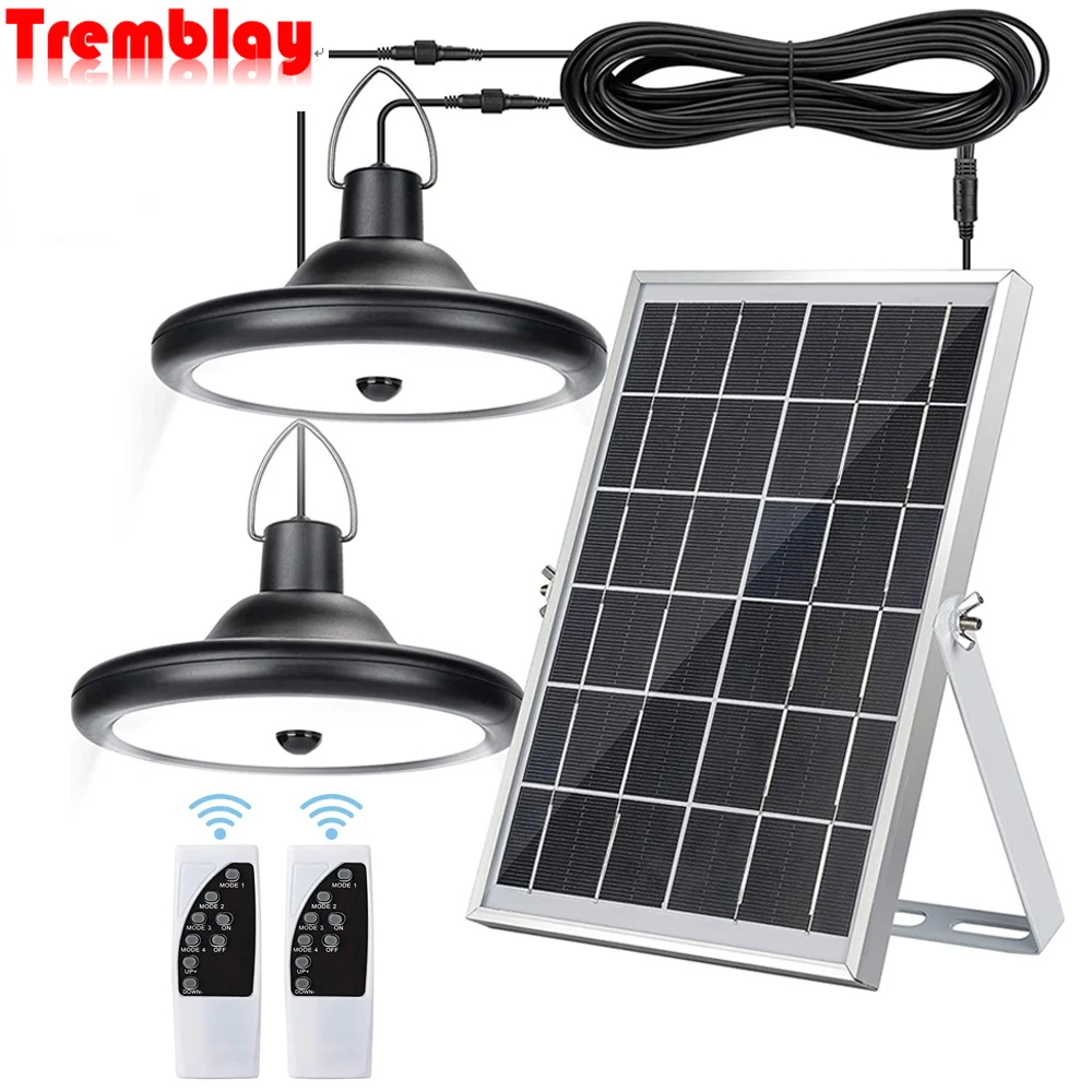 solar lamps Upgraded 8800mAh Solar Outdoor Light Double Head 112 LED Motion Sensor Waterproof Solar Shed Light For Courtyard Garden Garage solar step lights