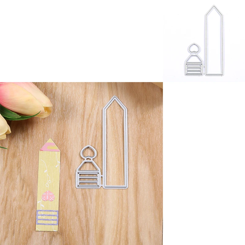 

Металлические штампы для высечки карандаш diy Записки Бумага Ремесло нож плесень лезвие Дырокол трафареты умирает Тиснение умирает