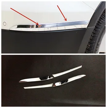 

ABS Chrome Front+Rear Bumper Body Eyelid Strips Cover Trim Styling For Suzuki S-Cross Crossover 2014 2015 2016 2nd Generation