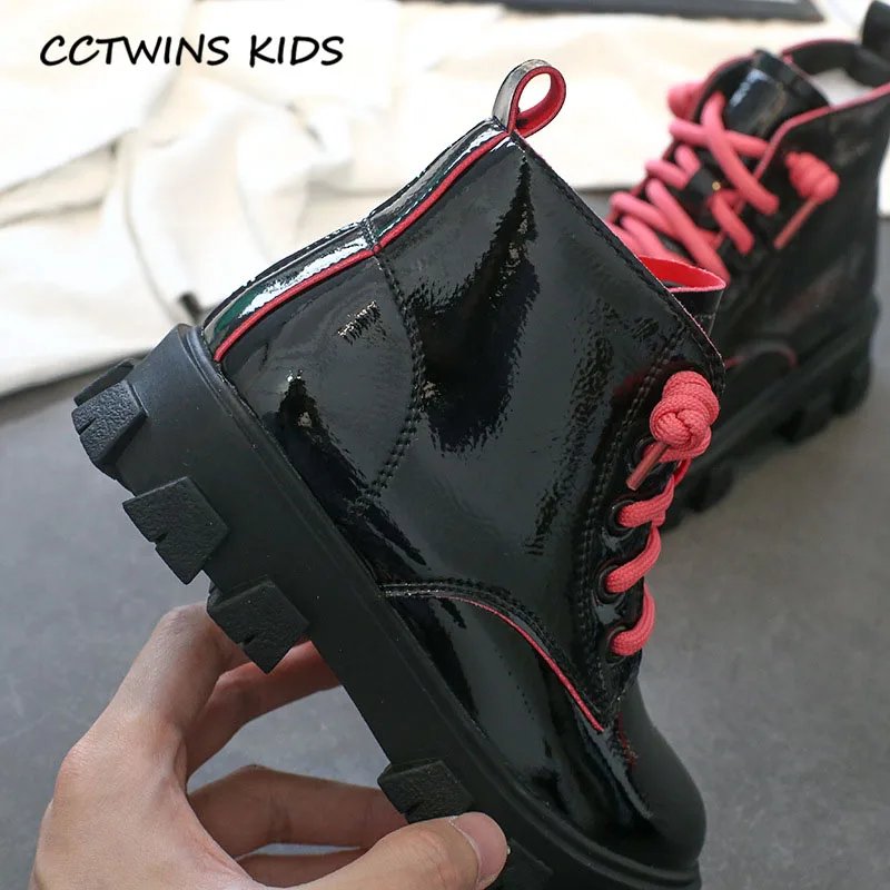 CCTWINS/детская обувь; коллекция года; Зимние Детские Модные Ботинки martin; ботильоны для маленьких мальчиков и девочек; модная обувь из искусственной кожи; MB170