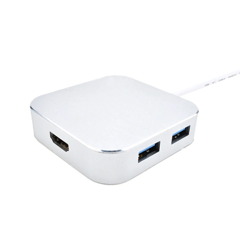 Usb3.1 Тип-C/M для Hdmi+ Usb3.0x3+ Pd адаптер 4K Hd 5-в-1 конвертер