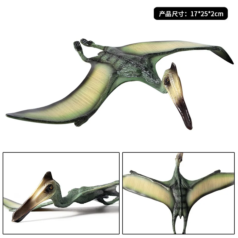 Модель динозавра Юрского периода Модель игрушки Твердые Quetzalcoatlus летающее крыло Дракон птеродактил модель украшения