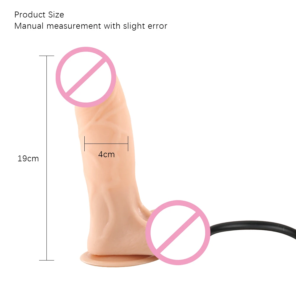 EXVOID реалистичный пенис Анальная пробка насос Массажер точки G сексуальные изделия телесный большой Анальная пробка огромный надувной фаллоимитатор
