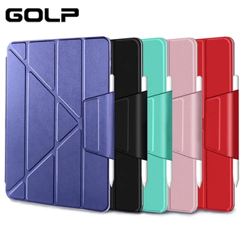 

for iPad Pro 11 Case Pro 12.9 2018 Magnetic Case Funda Support Wireless Charging for Apple Pencil PU Leather Smart Case
