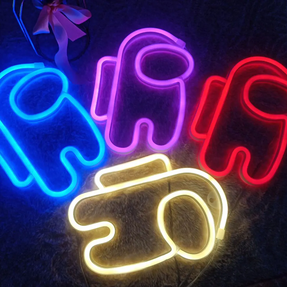 de parede sensível ao neon, para decoração