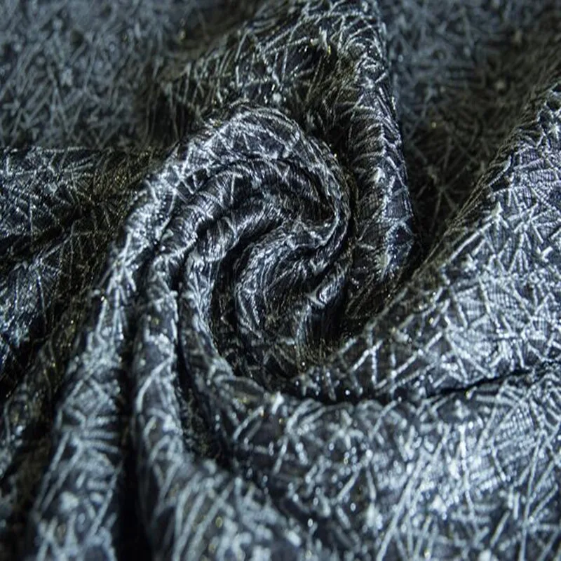 3 стиля, серые линии, жаккардовая ткань, костюм, пальто, платье, швейный патч, текстиль, сделай сам, полиэстер, ткань tissu C889