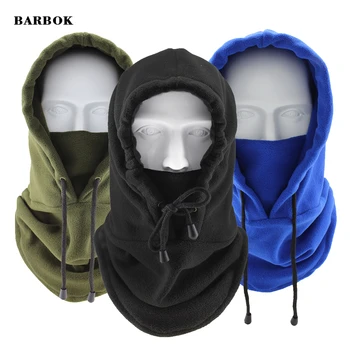

WOSAWE Outdoor Fleece Hat Men Women Camping Hiking Cap Fishing Cycling Hunting Military Tactical Windproof Neck Warmer Face Mask