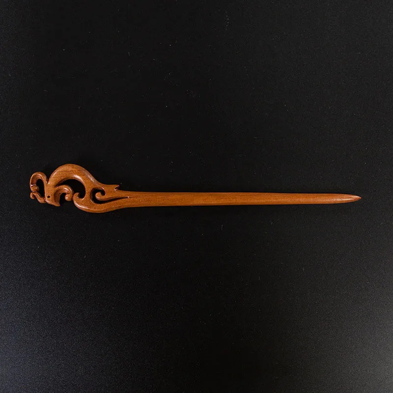 1 шт. ретро этнические женские деревянные резные палочки ручной работы палочка для волос деревянная палочка для волос модные аксессуары для волос 4 стиля - Цвет: 1