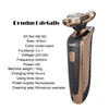 T123 kemei 3 in 1 washable rechargeable electric shaver men shaving machine nose trimmer barbeador 3D beard shaver razor ► Photo 2/6