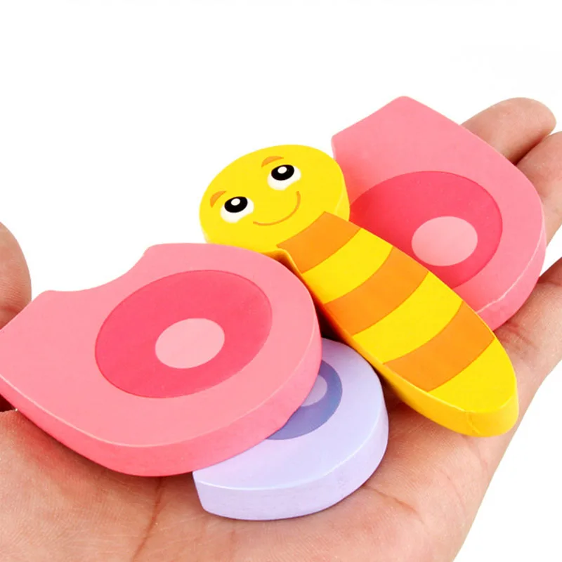 Puzzle Wooden Toys Building For Baby Early Educational (5)