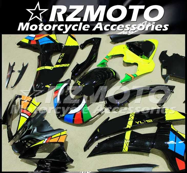 ABS мотоцикл обтекатель комплект для YAMAHA YZF R6 2008- год кузов литьевая форма Магазин № 1763