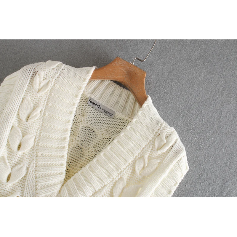 Женский трикотажный жилет Star firefly повседневный Свободный вязаный с v образным