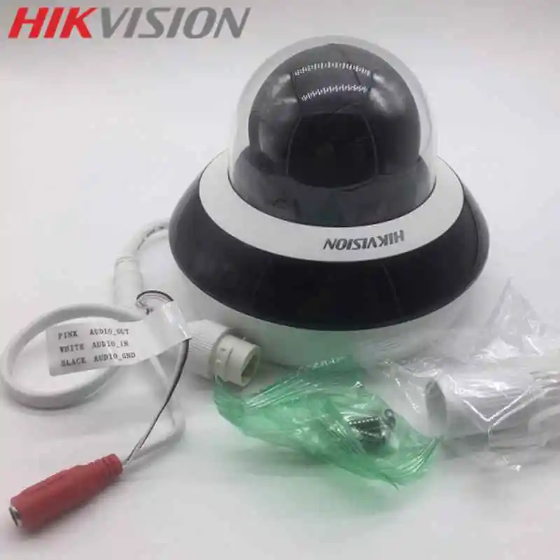 Камера видеонаблюдения HIKVISION IP камера 4 МП 2 8 12 мм кратный зум подключение к сети POE