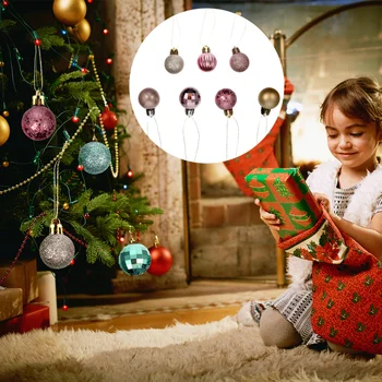 

60Pcs Pendant Xmas Tree Ornament Xmas Adornment For Xmas Tree Store Shop Christmas